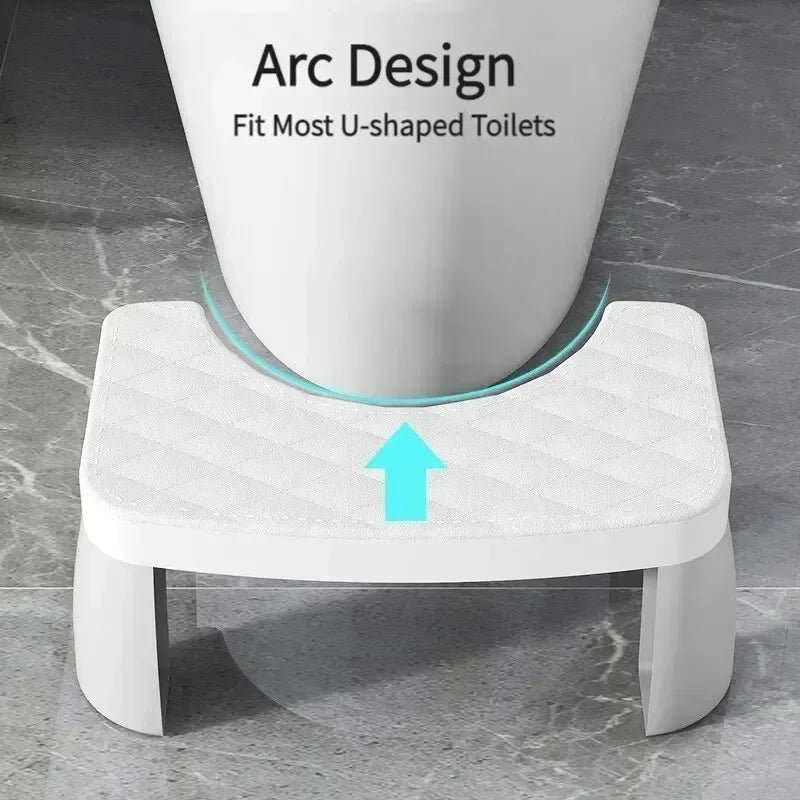 Waterproof Squatty Potty Toilet Stool – Comfort and Stability for All Ages - Loovy # 
