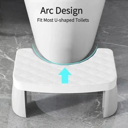 Waterproof Squatty Potty Toilet Stool – Comfort and Stability for All Ages - Loovy # 