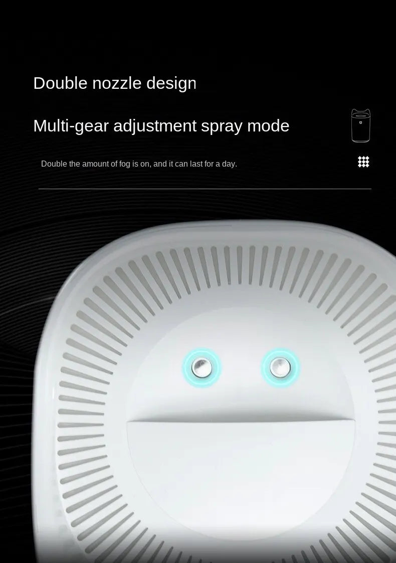 3000ml Dual Jet Air Humidifier – Large Capacity Ultrasonic Aroma Diffuser - Loovy # 