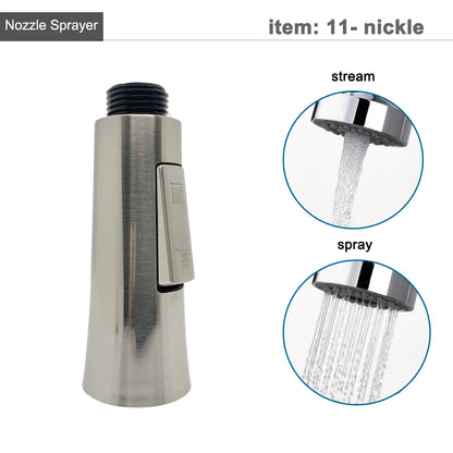 G1/2 Kitchen Faucet Pull-Out Sprayer - Replacement Nozzle for Easy Cleaning - Loovy