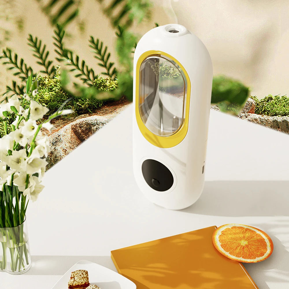 120ml Wall-Mounted Essential Oil Diffuser – 4 Modes Aroma Freshener with Night Light - Loovy # 