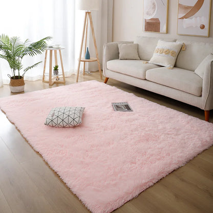 Fluffy Non-Slip Carpet – Modern Bedroom & Living Room Rug for Home Décor - Loovy # 
