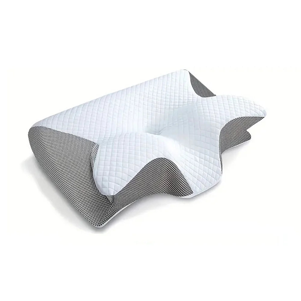 Butterfly Memory Foam Neck Pillow – Orthopedic Cervical Support - Loovy # 