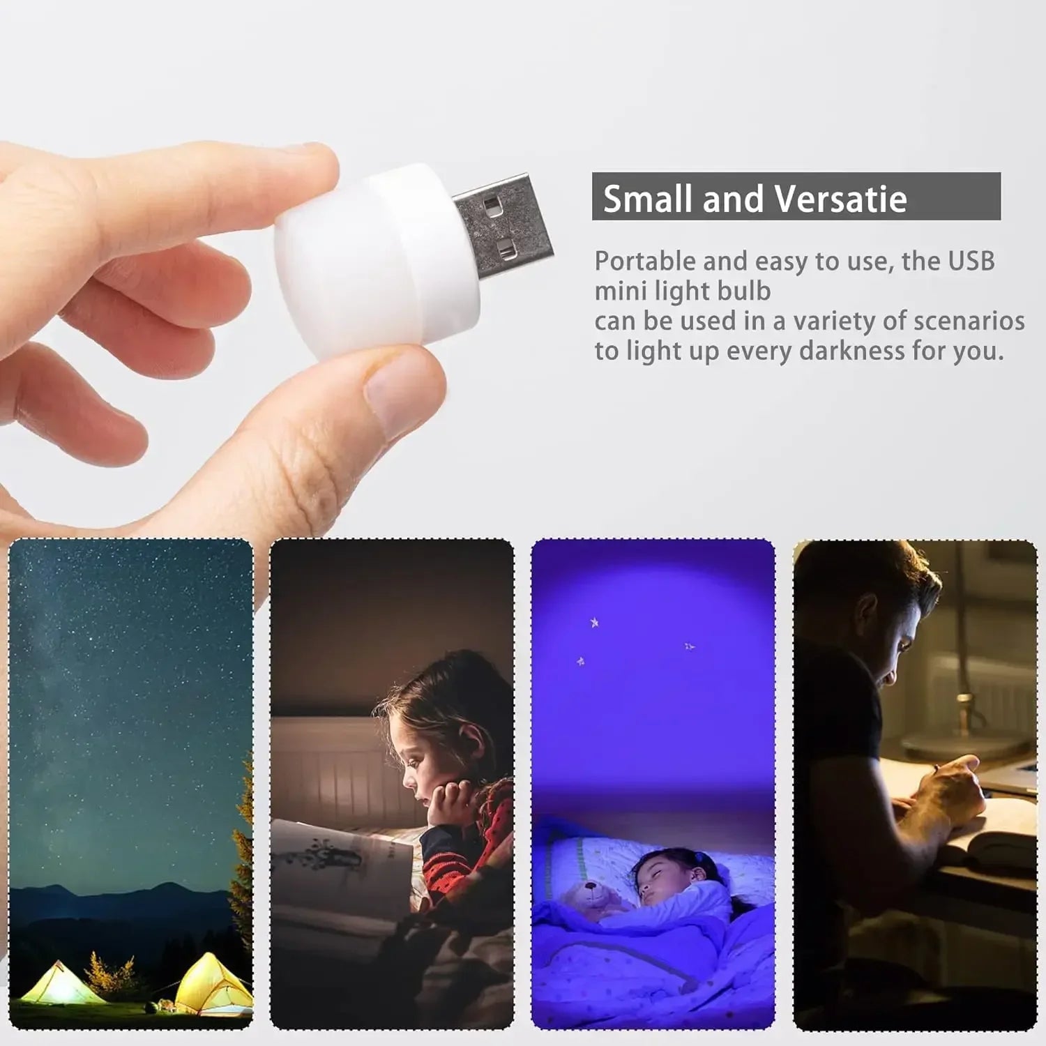 Mini USB Plug-in Night Light – Compact and Eye-Friendly Lighting Solution - Loovy # 