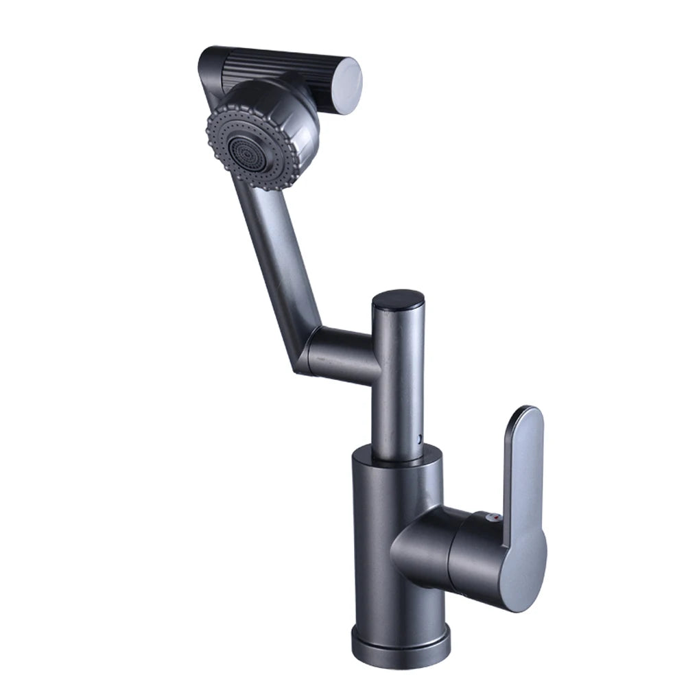 Digital Display LED Basin Faucet – 360° Swivel, Hot and Cold Water Mixer - Loovy # 