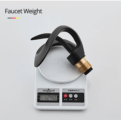 Creative Matte Golden Bathroom Basin Faucet – Modern Elegance for Your Sink - Loovy # 