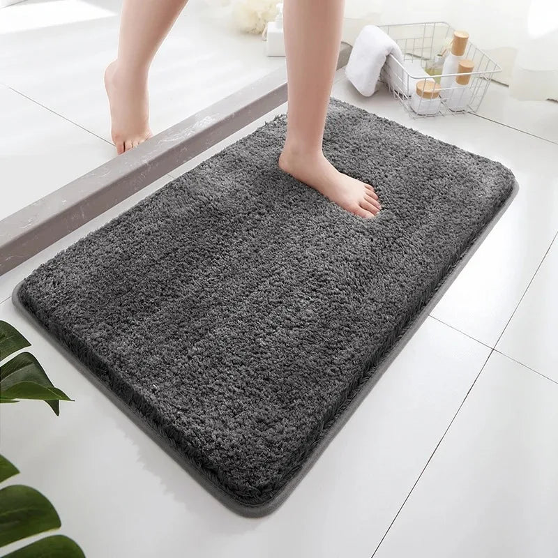 Soft & Comfortable Thick Plush Floor Mat - Non-Slip, Water-Absorbent Rug for Home Use - Loovy # 