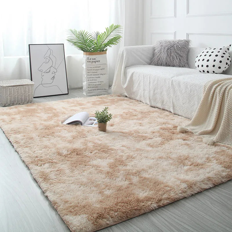 Fluffy Non-Slip Carpet – Modern Bedroom & Living Room Rug for Home Décor - Loovy # 