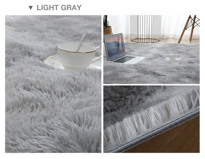 Modern Minimalist Rectangle Plush Carpet for Bedroom and Living Room - Loovy # 