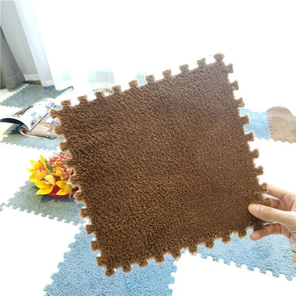 Soft and Safe Puzzle Mat for Babies – Plush Anti-Shock Play Mat for Living Room and Bedroom - Loovy