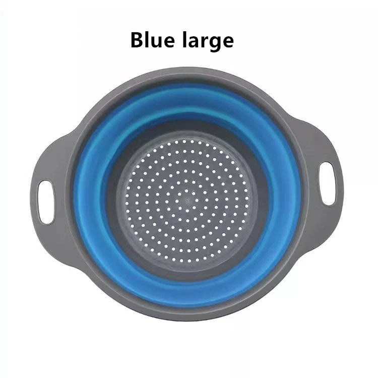 Foldable Silicone Colander - Space-Saving Multifunctional Drainer for Kitchen - Loovy # 