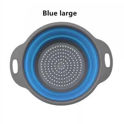 Foldable Silicone Colander - Space-Saving Multifunctional Drainer for Kitchen - Loovy # 