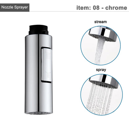 G1/2 Kitchen Faucet Pull-Out Sprayer - Replacement Nozzle for Easy Cleaning - Loovy # 