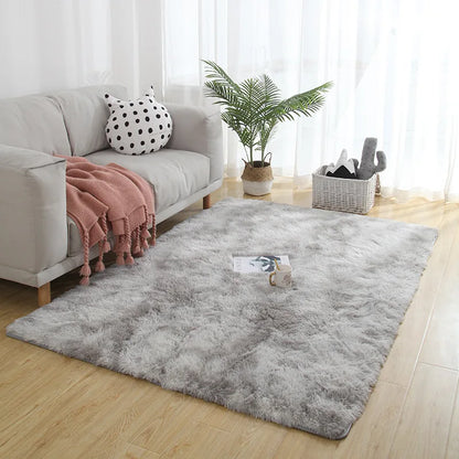 Modern Minimalist Rectangle Plush Carpet for Bedroom and Living Room - Loovy # 