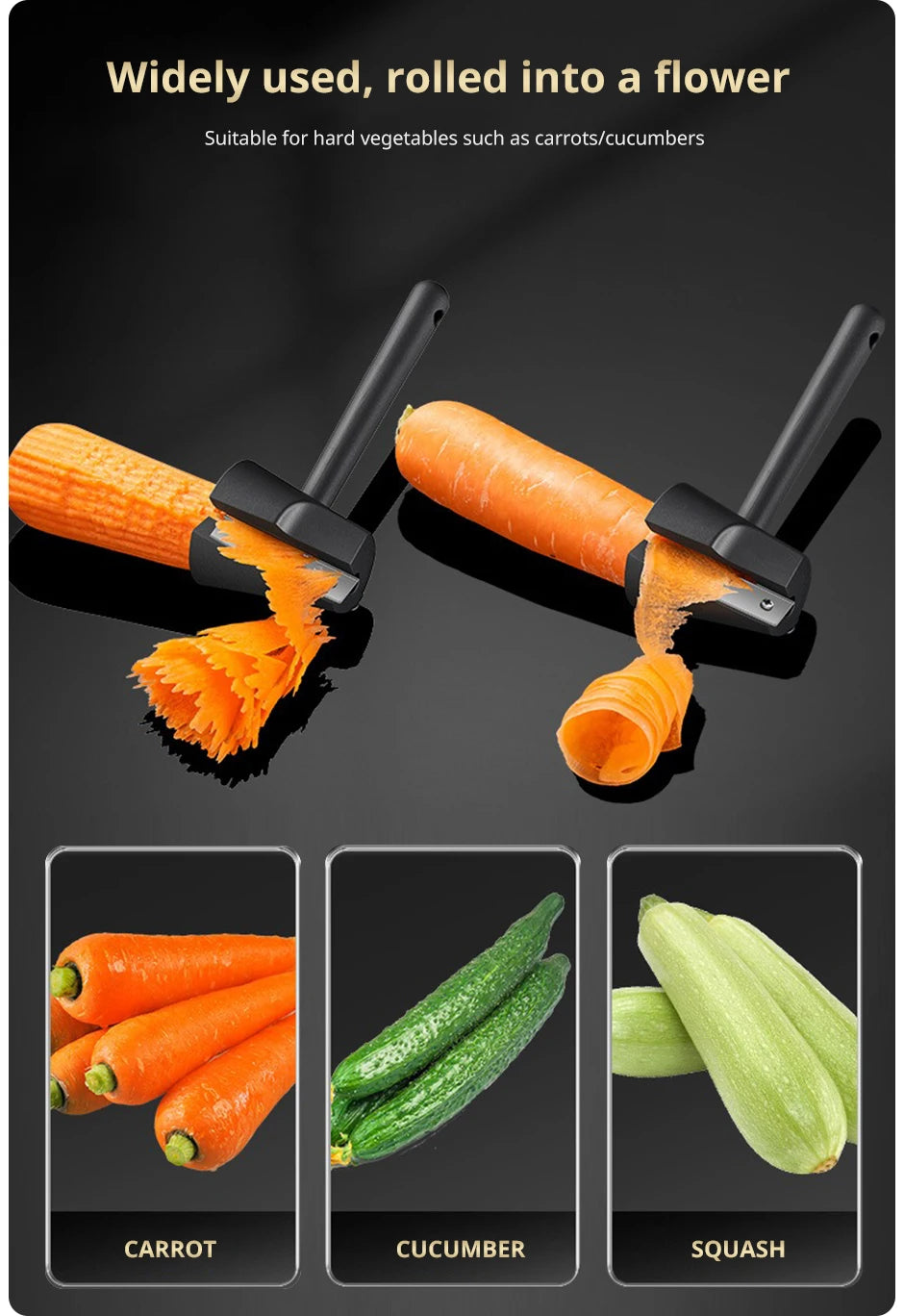 Fruit & Vegetable Flower Cutter - Create Beautiful Garnishes & Decorations - Loovy # 