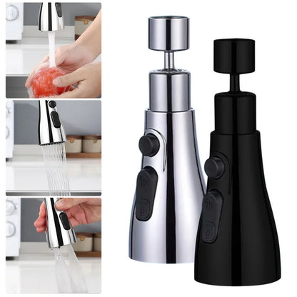 Elegant 360° Rotating Faucet Extender - Anti-Splash for Kitchen & Bathroom Sinks - Loovy # 