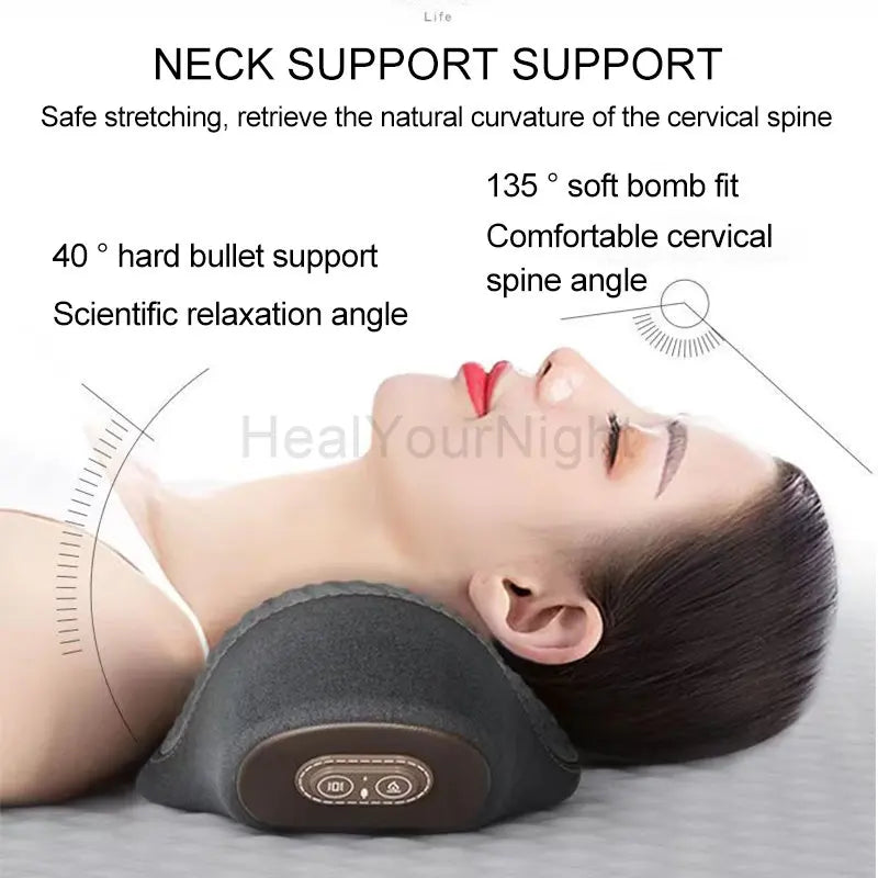 Electric Waist Support Massage Pillow – Pain Relief and Sleep Comfort - Loovy # 