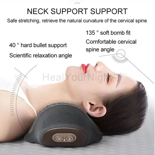Electric Waist Support Massage Pillow – Pain Relief and Sleep Comfort - Loovy # 