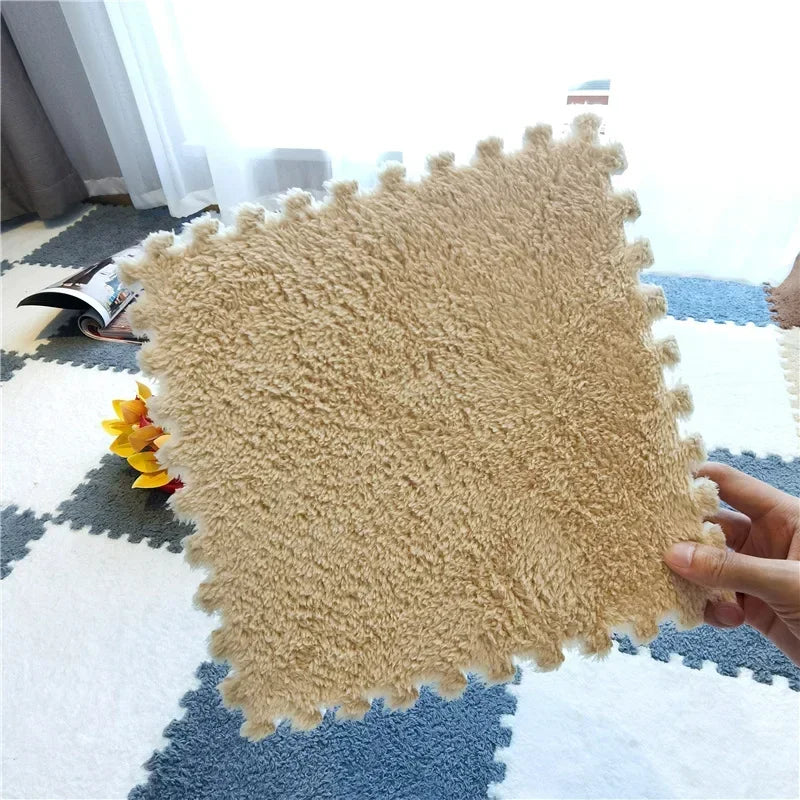 Soft and Safe Puzzle Mat for Babies – Plush Anti-Shock Play Mat for Living Room and Bedroom - Loovy # 