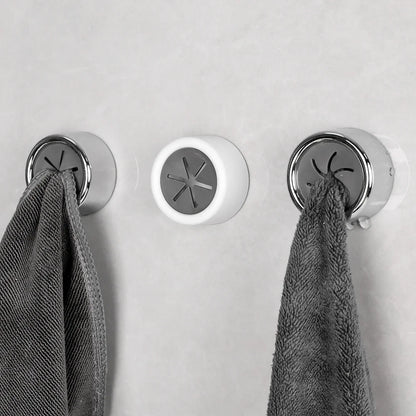 Self-Adhesive Towel Hooks - Wall Mounted for Bathroom & Kitchen - Loovy # 