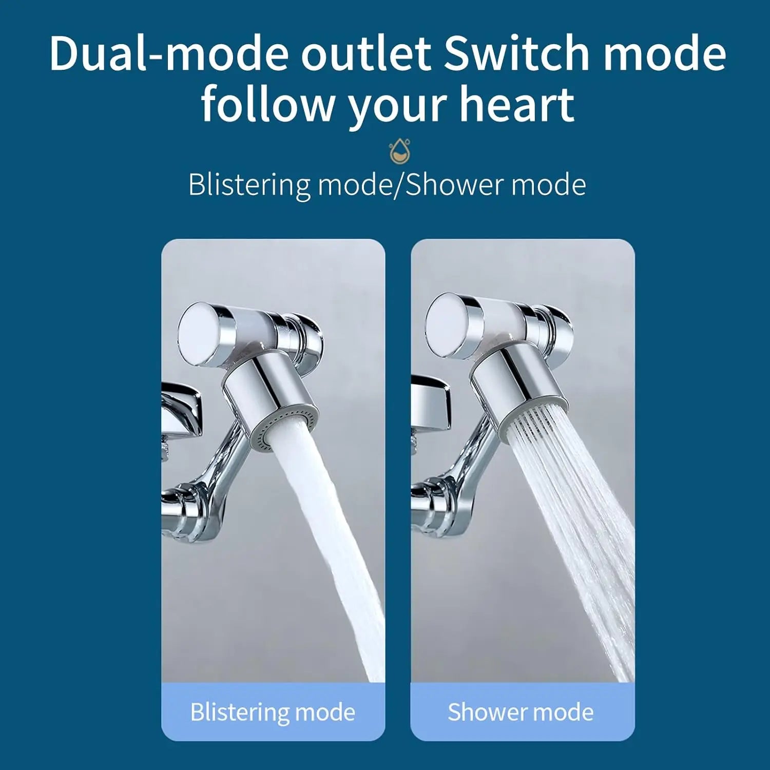 1080° Rotating Faucet Extender with Filter with Filter - 2 Spray Modes - Loovy # 