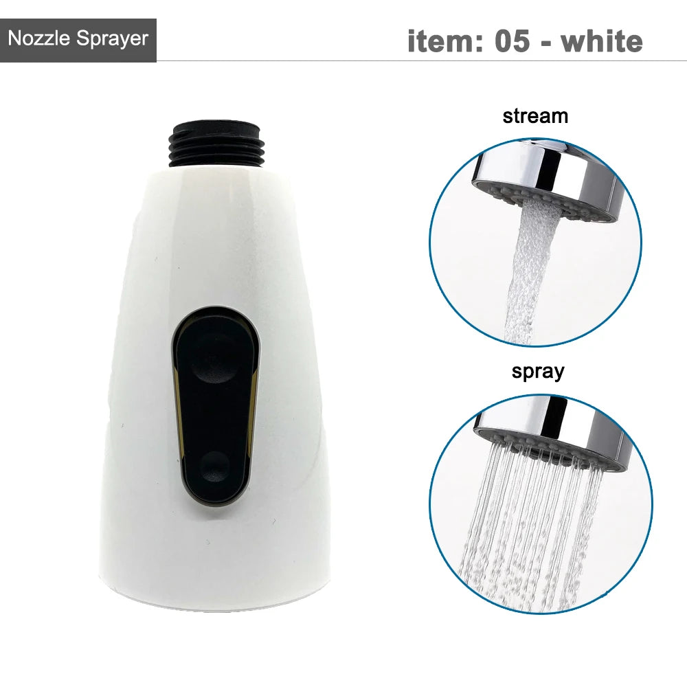 G1/2 Kitchen Faucet Pull-Out Sprayer - Replacement Nozzle for Easy Cleaning - Loovy