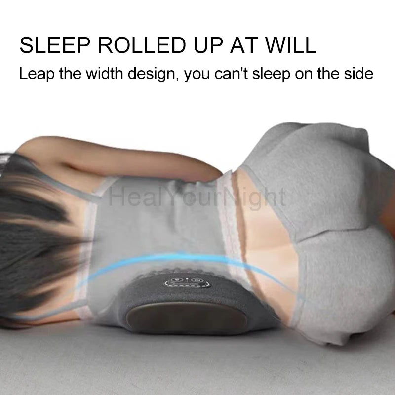 Electric Waist Support Massage Pillow – Pain Relief and Sleep Comfort - Loovy # 
