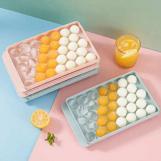 33-Ball Ice Cube Maker - Create Perfect Round Ice Spheres for Drinks - Loovy # 