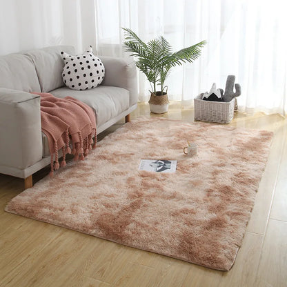 Modern Minimalist Rectangle Plush Carpet for Bedroom and Living Room - Loovy # 