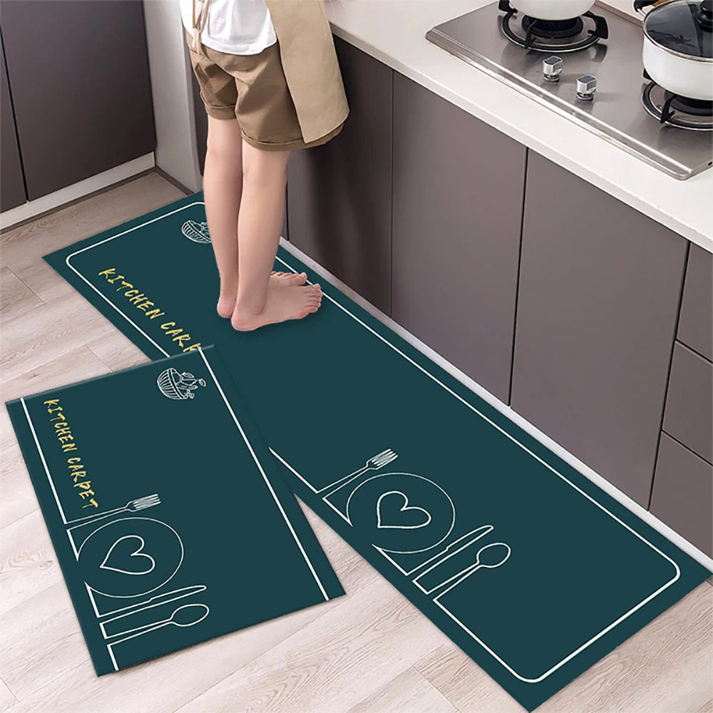 Soft Anti-Slip Kitchen Floor Mat, Carpet– Washable Long Hallway and Bedroom Rugs for Home Décor - Loovy # 