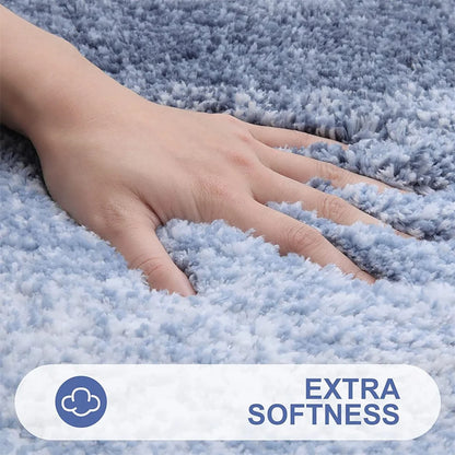 Shaggy Microfiber Bath Mat – Super Absorbent and Non-Slip Bathroom Rug - Loovy # 