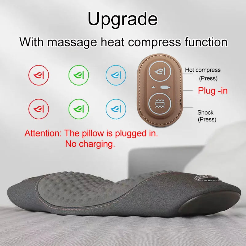 Electric Waist Support Massage Pillow – Pain Relief and Sleep Comfort - Loovy