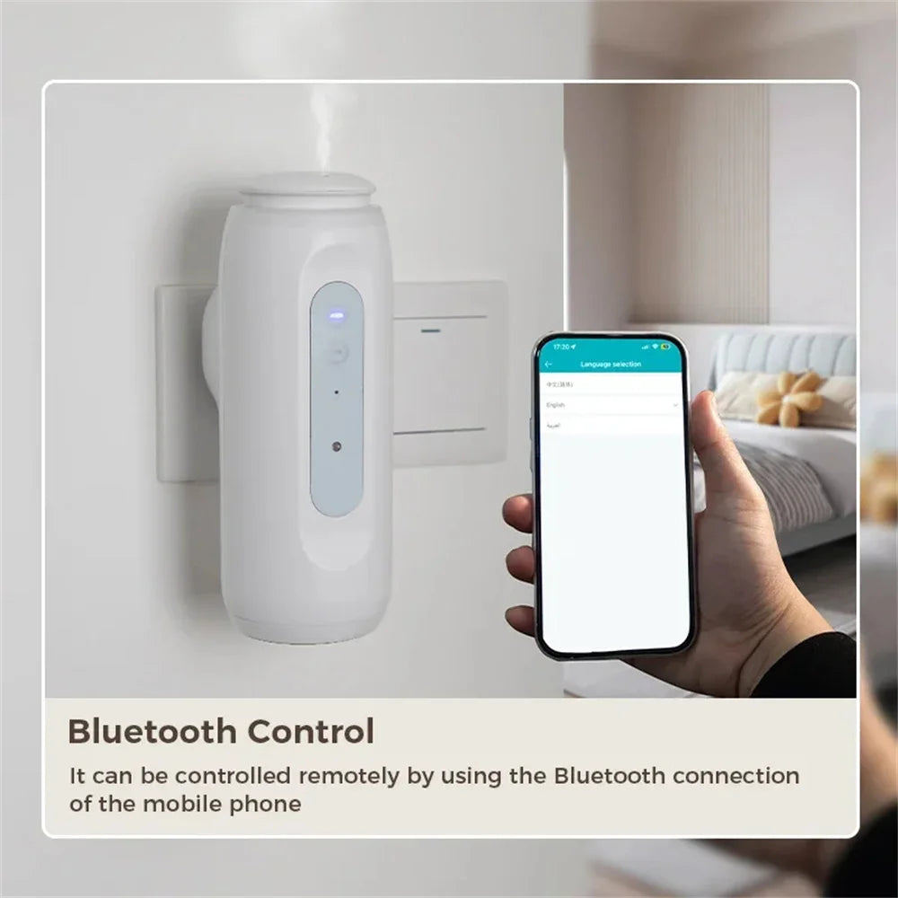 300m³ Wall Plug Aroma Diffuser – Smart Bluetooth-Controlled Fragrance Air Freshener - Loovy # 