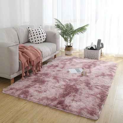 Modern Minimalist Rectangle Plush Carpet for Bedroom and Living Room - Loovy # 