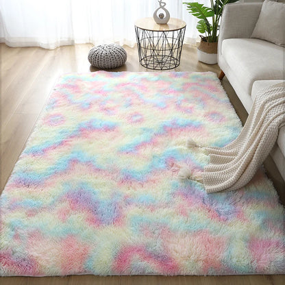 Fluffy Non-Slip Carpet – Modern Bedroom & Living Room Rug for Home Décor - Loovy # 