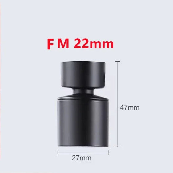360° Swivel Faucet Spray Head – Rotatable Extension with Dual Modes for Water Saving - Loovy # 