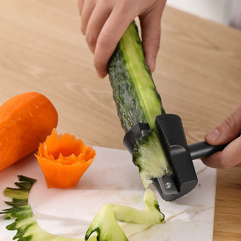 Fruit & Vegetable Flower Cutter - Create Beautiful Garnishes & Decorations - Loovy # 