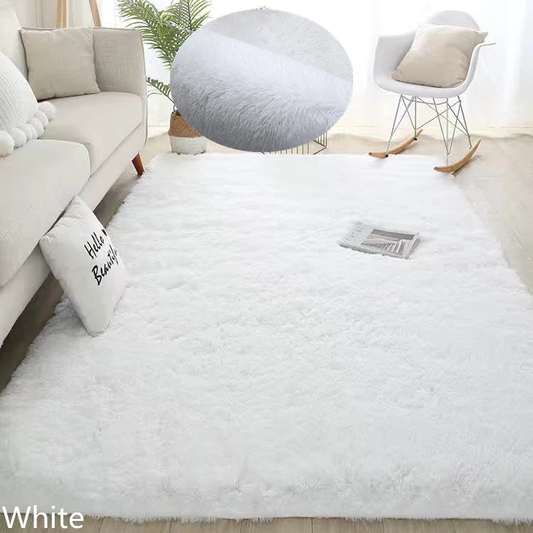 Fluffy Non-Slip Carpet – Modern Bedroom & Living Room Rug for Home Décor - Loovy # 