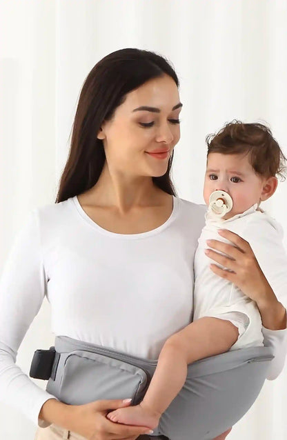 3-in-1 Baby Carrier – Multi-Functional Hip Seat with Front Hold, Breathable Waist Stool for Infants 0-2 Years, Portable and Ergonomic Design - Loovy # 