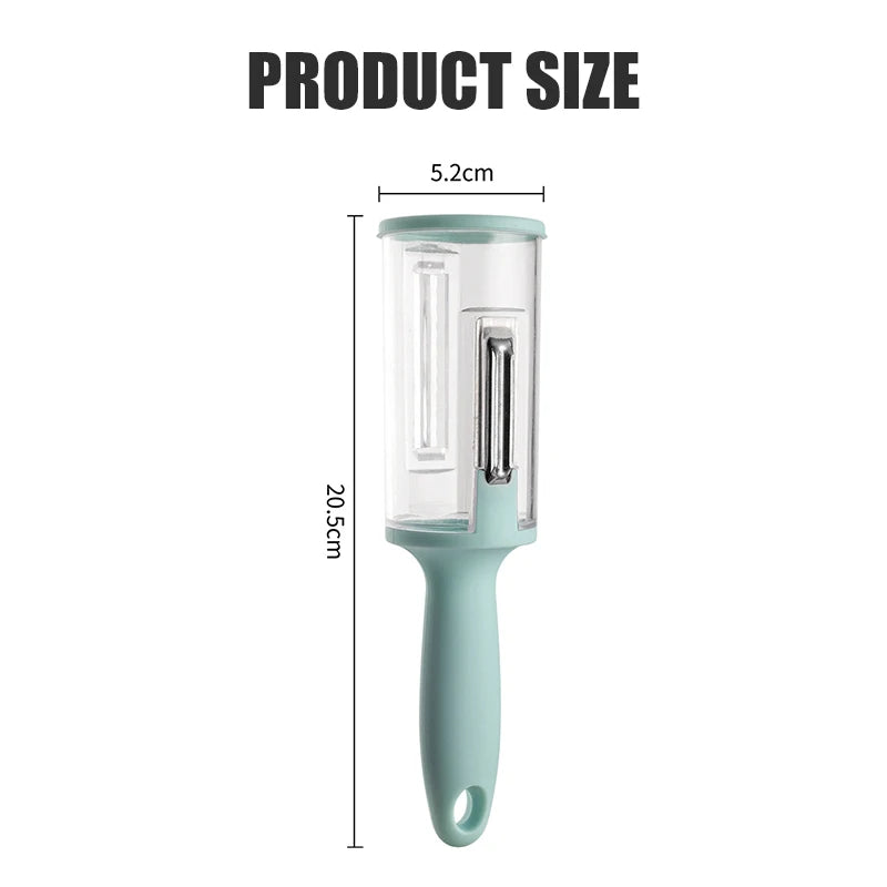 Multifunctional Peeler with Storage - Fish Scale Remover & Fruit/Vegetable Peeler - Loovy # 