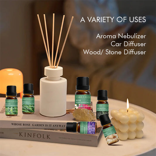 Pure Essential Oils for Diffusers – Lavender, Eucalyptus, Tea Tree, Peppermint, and More - Loovy # 