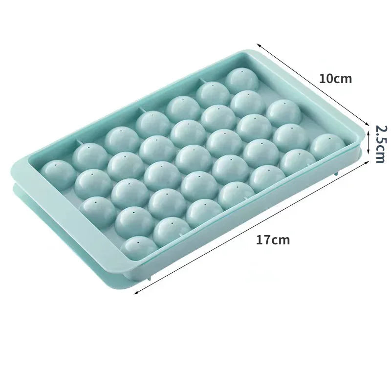 33-Ball Ice Cube Maker - Create Perfect Round Ice Spheres for Drinks - Loovy # 