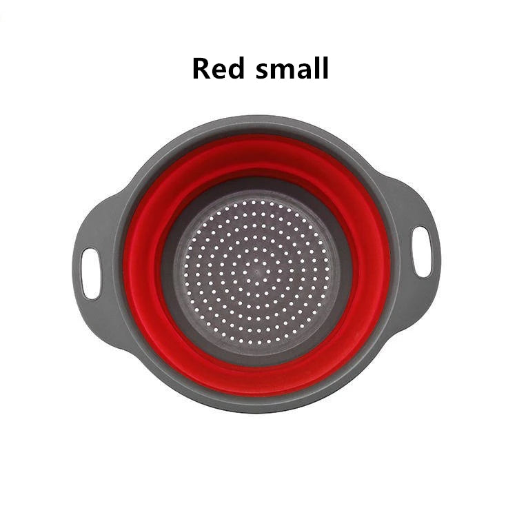 Foldable Silicone Colander - Space-Saving Multifunctional Drainer for Kitchen - Loovy # 