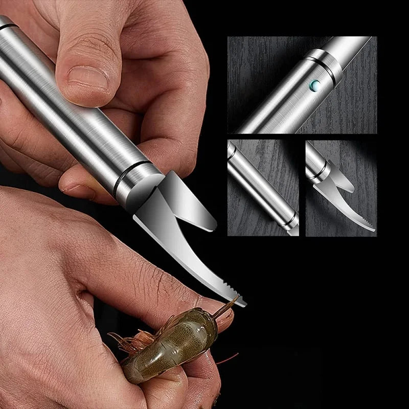 Multifunctional Shrimp Peeling Tool – Fast and Efficient Seafood Prep - Loovy # 