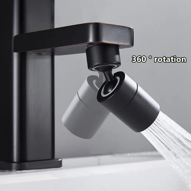 360° Swivel Faucet Spray Head – Rotatable Extension with Dual Modes for Water Saving - Loovy # 