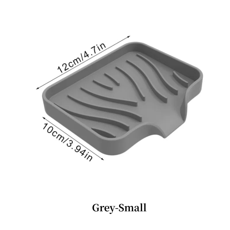 Silicone Soap Dish with Drainage - Self-Draining for Bathroom & Kitchen - Loovy # 
