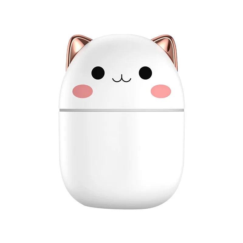 Portable 200ml Air Humidifier with Night Light – Kawaii Aroma Diffuser - Loovy # 