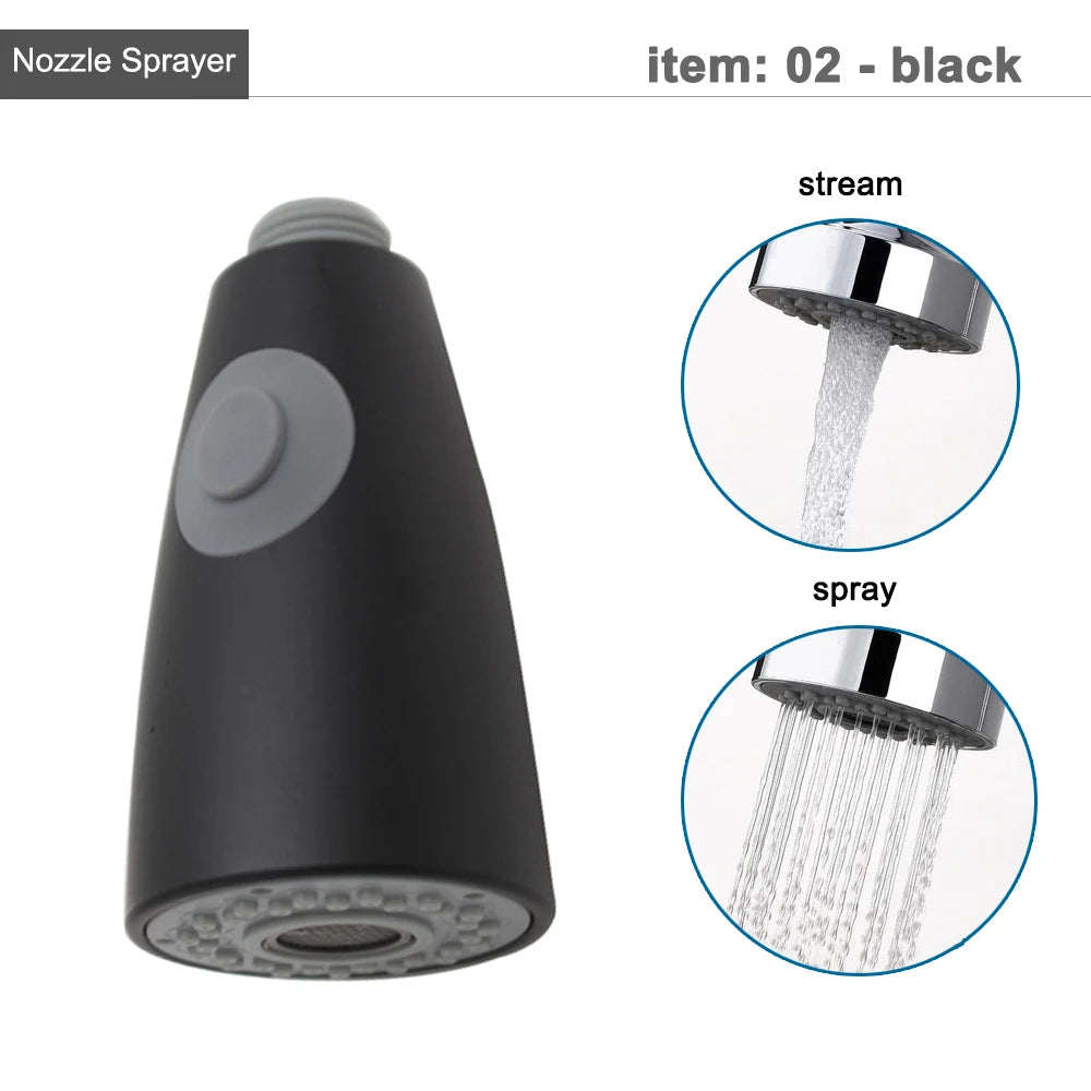G1/2 Kitchen Faucet Pull-Out Sprayer - Replacement Nozzle for Easy Cleaning - Loovy