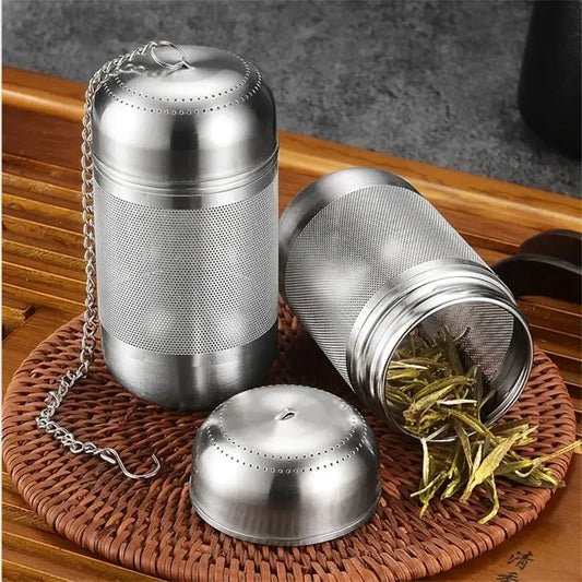 Stainless Steel Tea Strainer - Fine Mesh for Loose Leaf Tea & Spices - Loovy # 