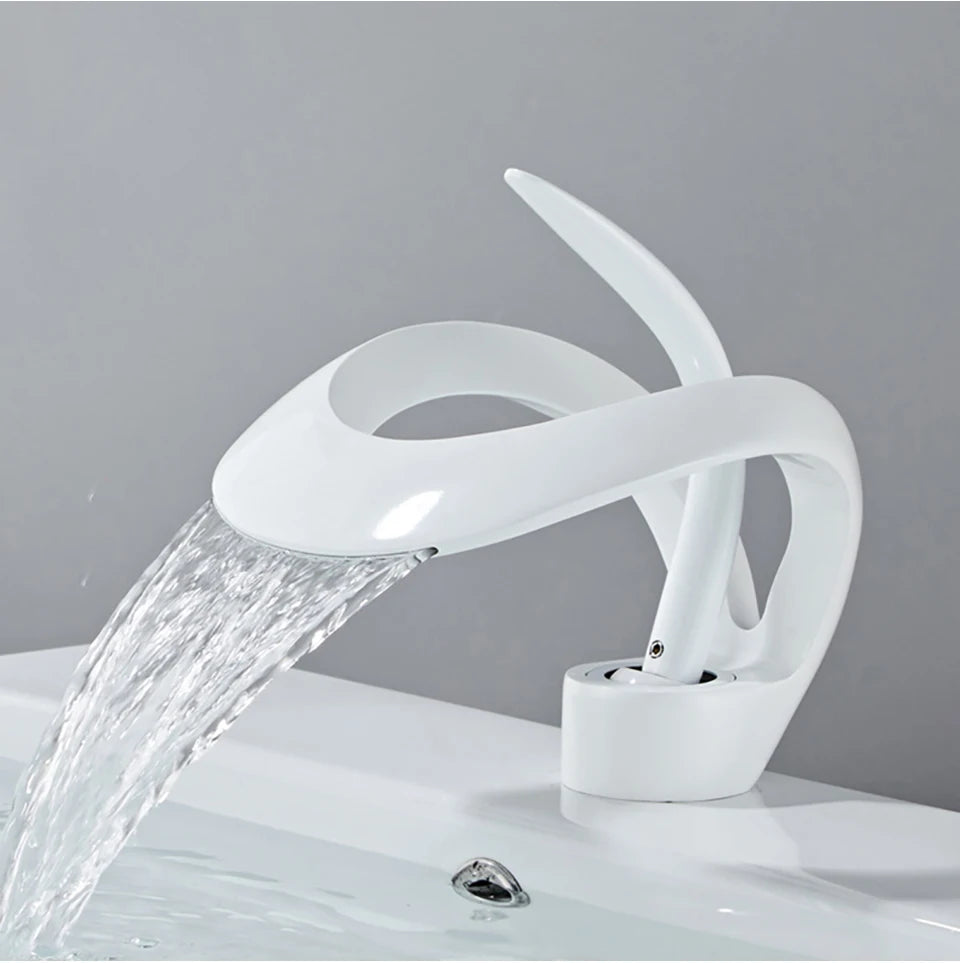 Creative Matte Golden Bathroom Basin Faucet – Modern Elegance for Your Sink - Loovy # 